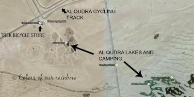 Al Qudra Liqenit të hartë vendndodhjen e