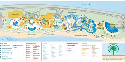 Harta e Atlantis Dubai