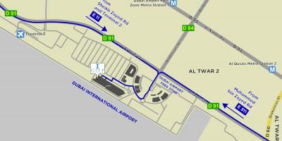 Harta e Dubai aeroporti zonë të lirë