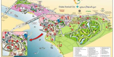 Dubai festival hartë të qytetit