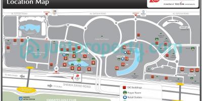 Harta e Dubai internet qytetit