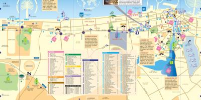 Ndërkombëtare qytetit Dubai hartë