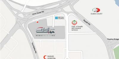Rashid spital Dubai hartë vendndodhjen e