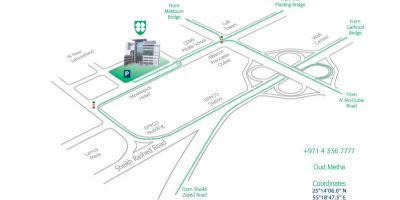 Harta e spitali Amerikan Dubai