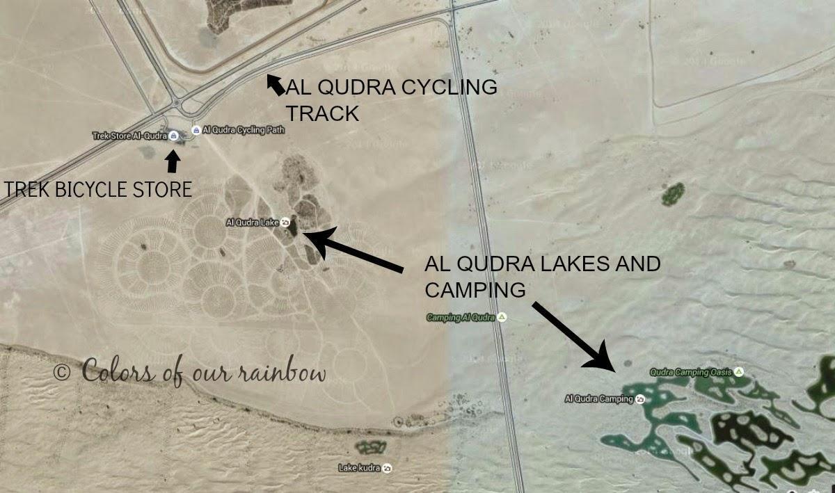 Al Qudra Liqenit të hartë vendndodhjen e