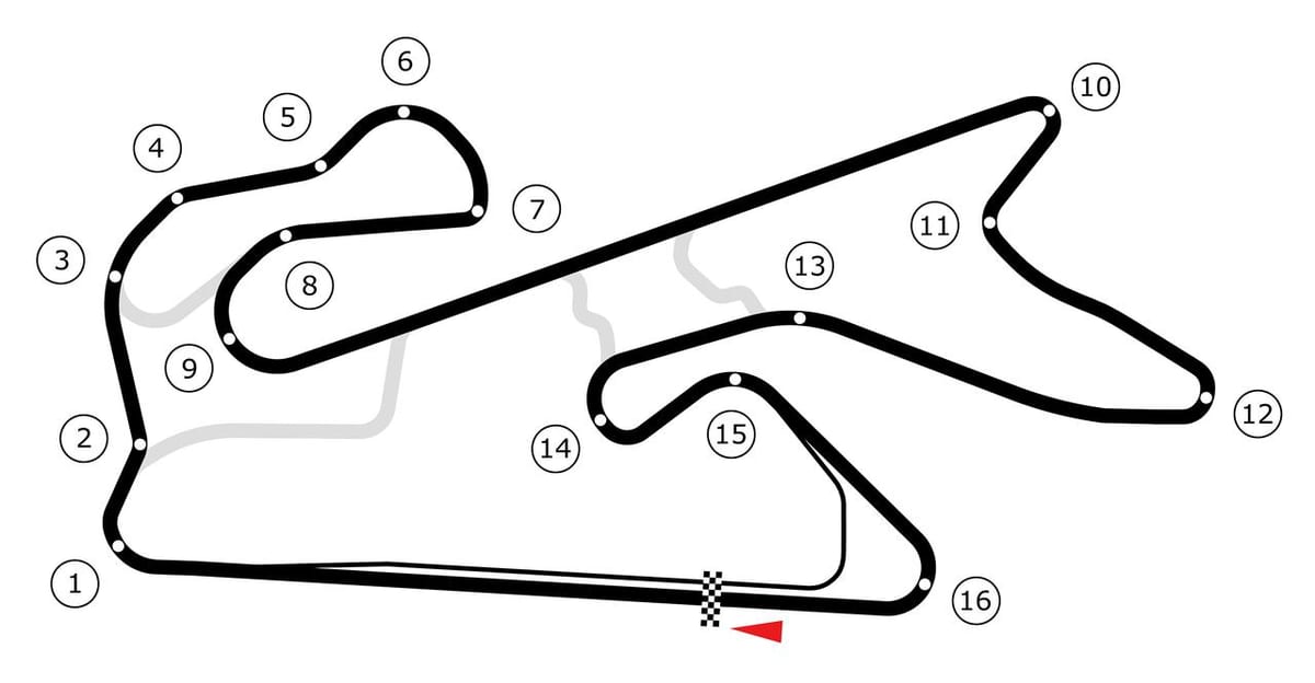 harta e Dubai autodrome