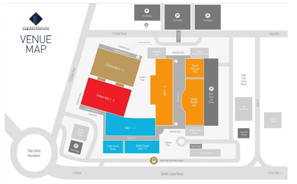 harta e Dubai mall parking