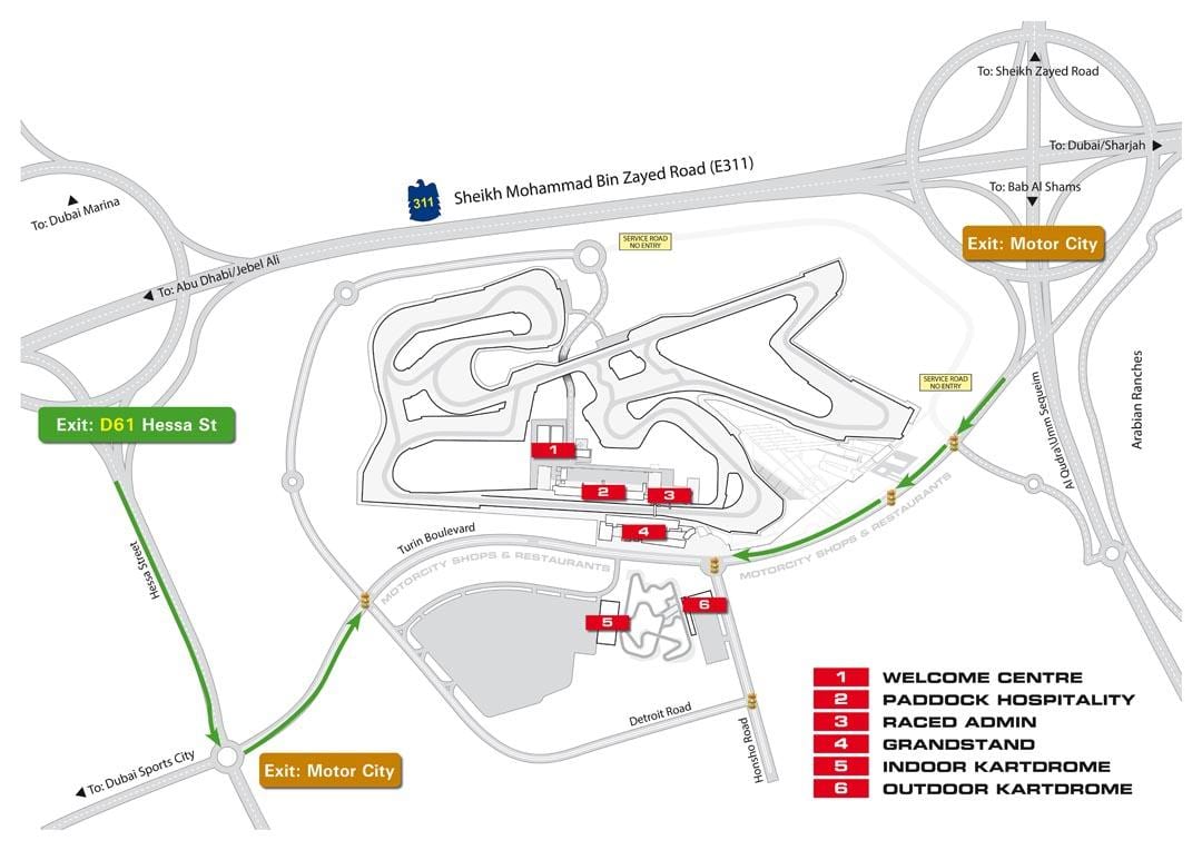 harta e Dubai motor city