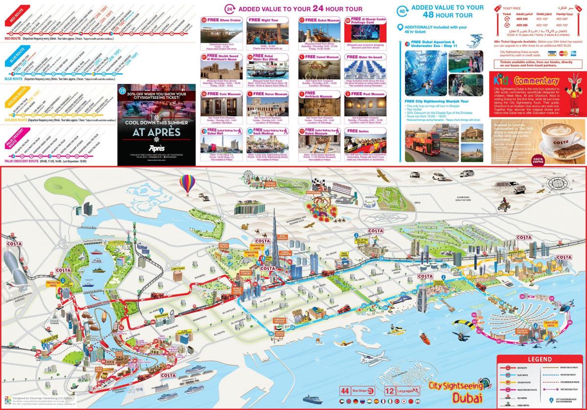 Dubai turne hartë