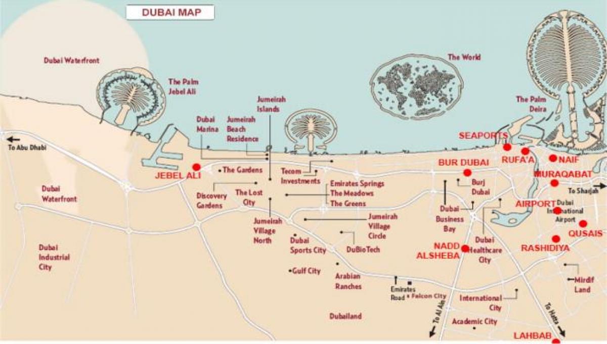 harta e Jebel Ali