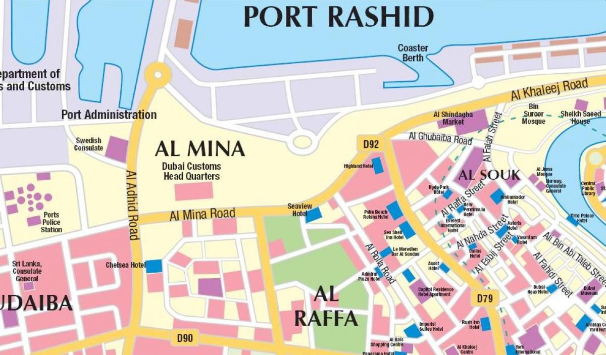 Dubai hartë port