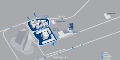 Dubai DIFC hartë
