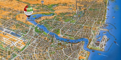 Harta e Dubai creek