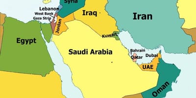 Dubai hartën e lindjes së mesme