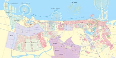 Hartën e rrugës së Dubai