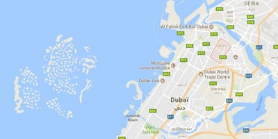 Karama Dubai hartë