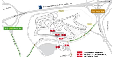Harta e Dubai motor city