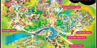 Dubai parqet dhe vendpushimet hartë vendndodhjen e