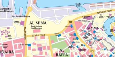 Dubai hartë port