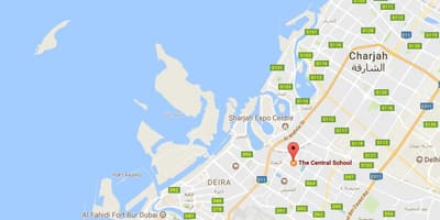 Harta e shkollës qendrore Dubai