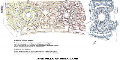 Vilë Dubai hartë vendndodhjen e